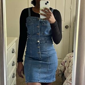 Denim Button Down Dress